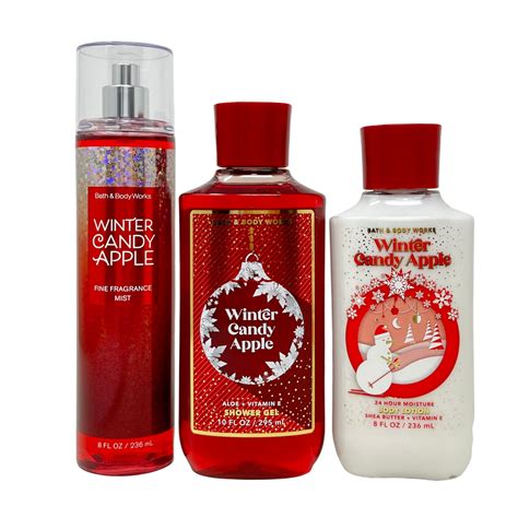 Bath & Body Works WINTER CANDY APPLE Trio Gift Set - | Ubuy India