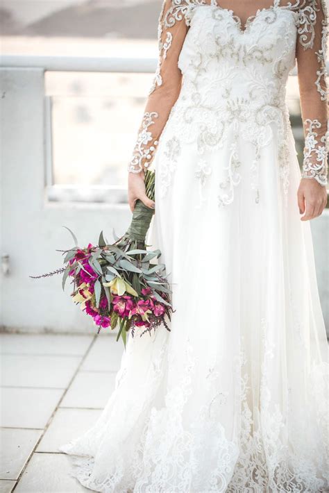 Vestido de noiva+mantilha Stephanie Cachapuz T36 | Weddalia