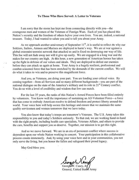 A Letter to Veterans | Article | The United States Army