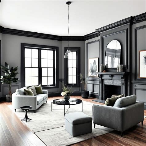 25 Grey Walls with Black Trim You’ll Love in 2025 | Grey walls, Dark ...