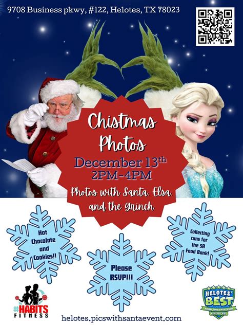Pics with Santa, Elsa, and The Grinch!, 9708 Business Parkway #122 ...