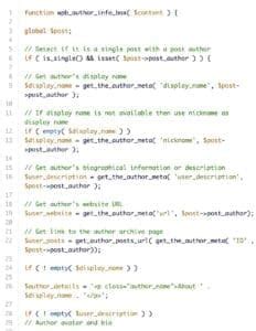 Image result for WordPress Code Snippets Examples