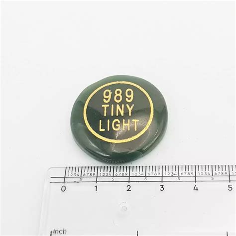 Green Aventurine Tiny Light Switchword Coin - Pandit.com