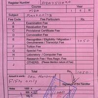 Madurai Kamaraj University — Transcript certificate not received