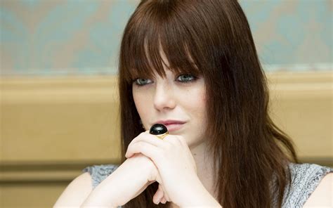 Download wallpaper look, makeup, actress, hair, Emma Stone, Emma Stone ...