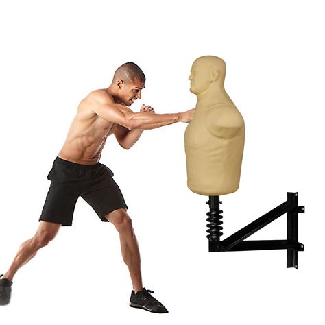 INNOLIFE Wall Mounted Boxing Punching Dummy, Sparring Body Opponent Bag ...