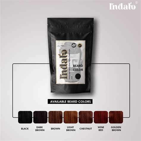 Instant Beard Color to Get Best Henna Beard Hue | Beard Henna Dye – Indalo