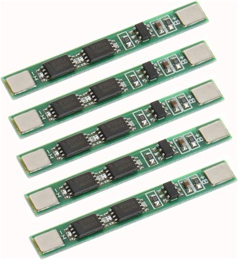 Buy Anmbest 5PCS 1S 3.7V 4A 18650 Charger PCB BMS Protection Board for ...