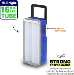 VR Bright Lite Rechargeable Led Tube with solar Table Lamp 8 hrs ...