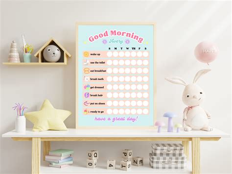 Image result for Morning Routine Behavior Chart