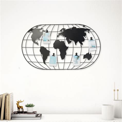 Buy Corsica Metal Globe Grid Photo Frame with Clips - 59x35cm from ...