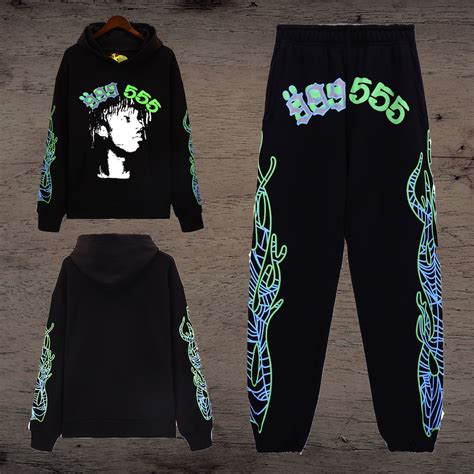 Latest Sp5der 555 Juice Wrld 999 Hoodie Tracksuit - Etsy