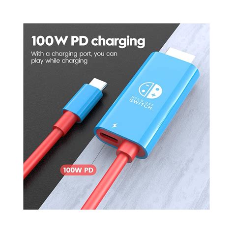 Buy EhYoo Portable Switch Dock USB Type C to HDMI Conversion Cable for ...