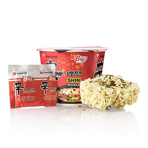 Mie Instan Cup Ramyun Shini Big Bowl, pedas sekali, Nong Shim, 114 gram ...