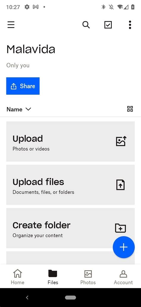 Image result for Dropbox Android