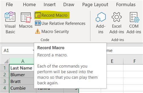 Image result for Creating Excel Macro Tutorial