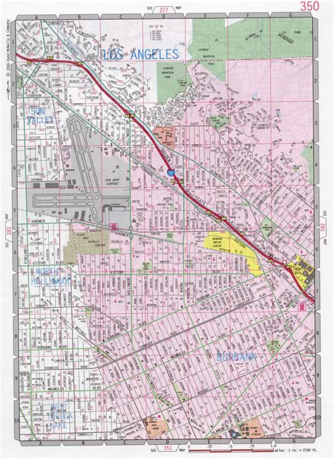 Mapa De Burbank, California City Of Burbank GIS