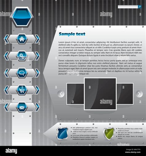 Technology website template Stock Vector Image & Art - Alamy