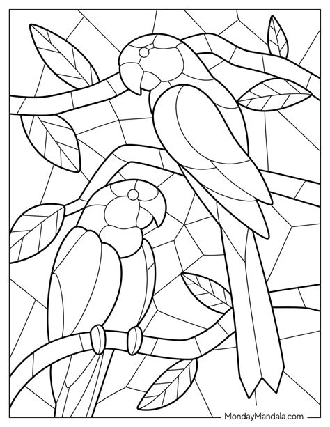 Simple Mosaic Coloring Pages For Kids