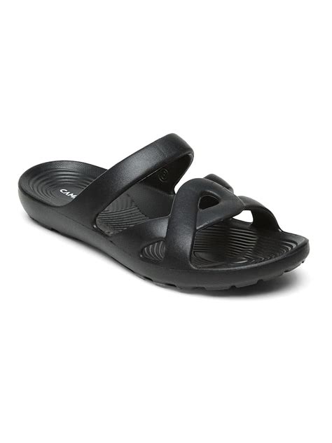 GCW-7001 Black Women's Flip Flops – Campus Shoes