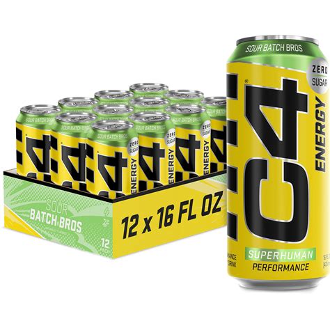 Buy C4 Original Sugar Free Energy Drink | Sour Batch Bros | Pre Workout ...