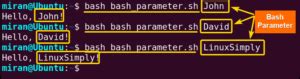 Image result for Linux Script Parameters Example