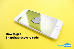 Snapchat Recovery Code 的图像结果
