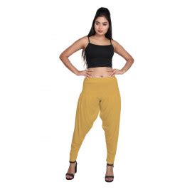 Cotton Drops - Women's Patiala (Cotton With Lycra)-Skin color- Pack Of 1