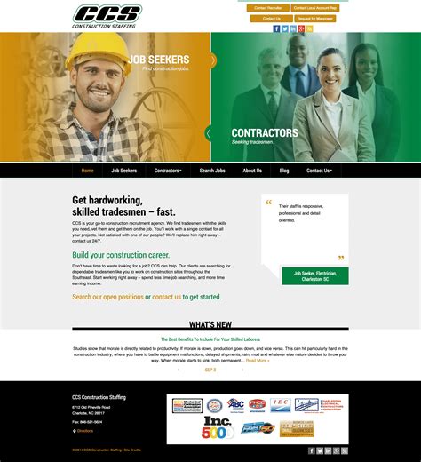 Staffing Website Companies - Haley Marketing Launches New CCS Site