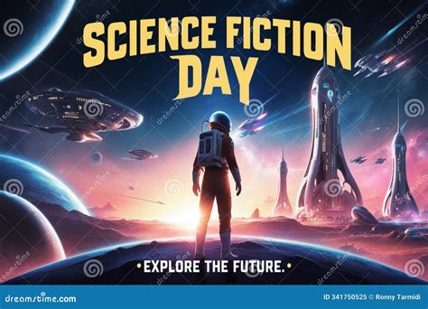 Background Concept of Astronaut Exploring Planet, Science Fiction Day ...