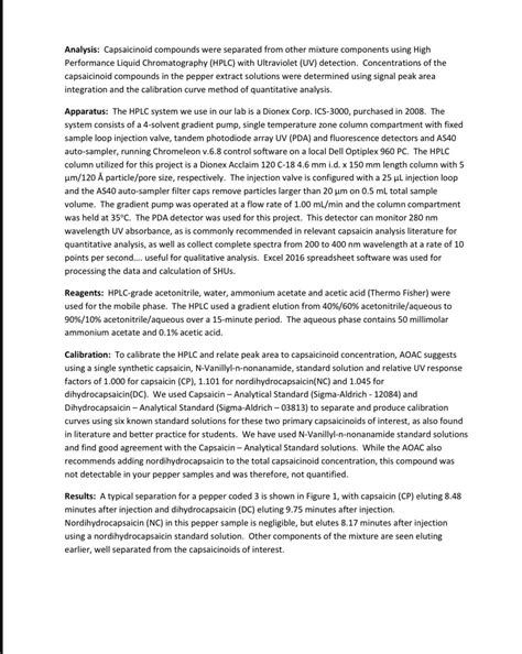 I reached out to Dr. Cliff Calloway and asked for the results of his ...