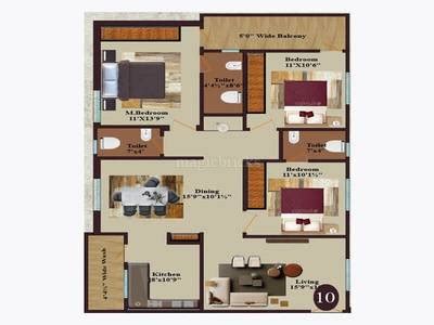 RDB Coconut Grove in Miyapur, Hyderabad: Price, Brochure, Floor Plan ...