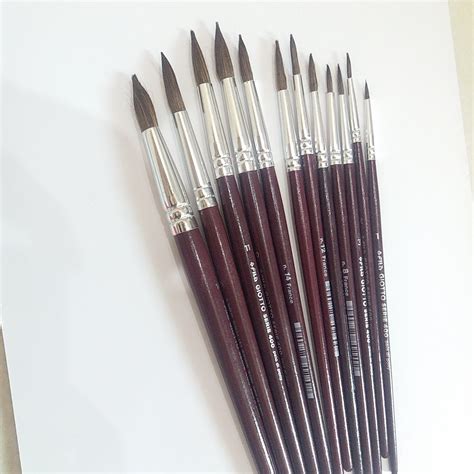 Giotto Natural Hair Round Brushes (Horse Hairs)