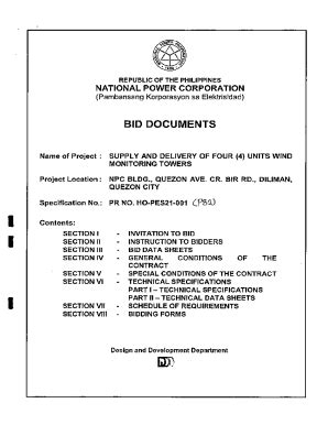 Fillable Online republika ng pilipinas - NAPOCOR Fax Email Print ...