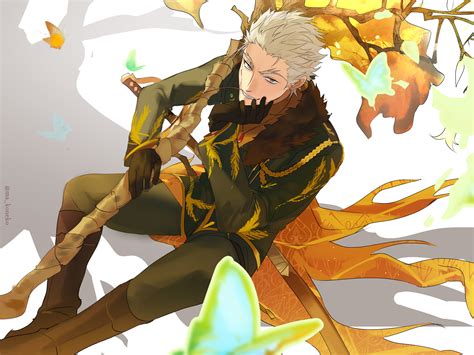 The Big ImageBoard (TBIB) - 1boy absurdres blue eyes boots branch bug butterfly fate/grand order ...