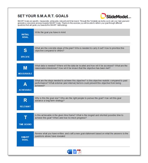 Image result for Examples Smart Goal Setting Worksheet