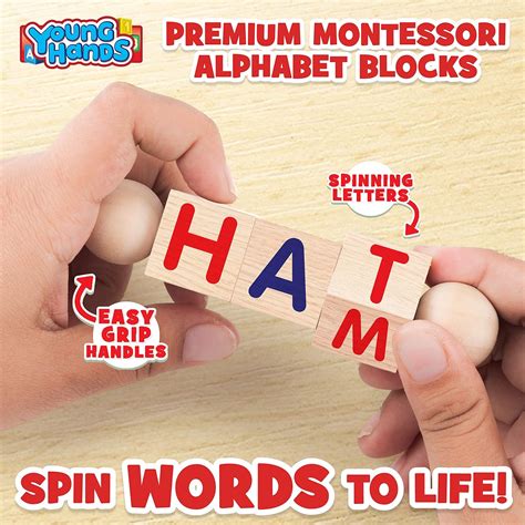 Creative Kids Wooden Reading Blocks - Set of 5 India | Ubuy