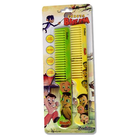 Buy Chhota Bheem Kids Detangling Comb Online | Pay on Delivery – Green ...
