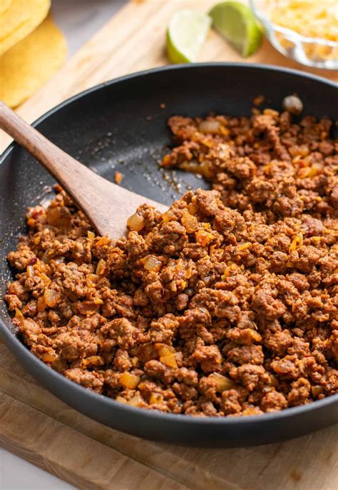 The Best Ground Beef Taco Meat - The Hungry Waitress