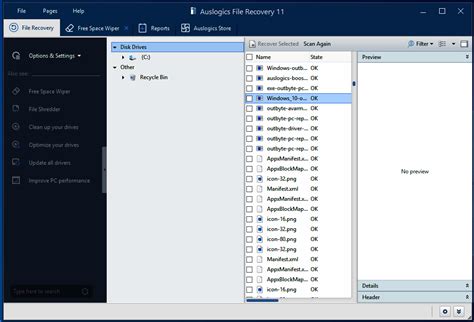 Image result for Auslogics File Recovery