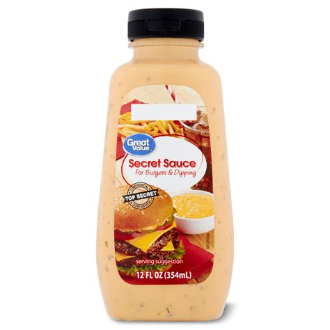 Corn Free? Great Value Secret Sauce for Burgers & Dipping, 12 fl oz ...