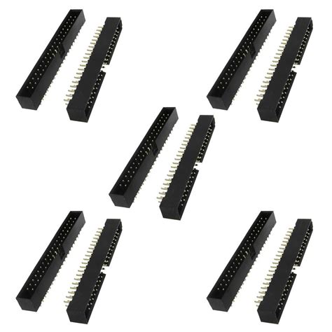 Ubersweet® 10 Pcs 2x20 Pin 2.0mm Double Row IDC Headers Connectors ...
