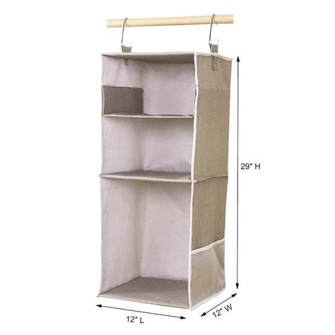 Real Simple 3-Shelf Fabric Closet Organizer | At Home