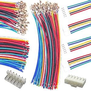 Kidisoii VH3.96mm JST Male Connector with 18AWG Pre-Crimped Wire,JST ...