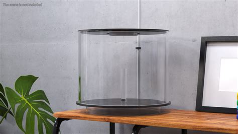 Cylinder Fish Tank Black Empty 3D Model - TurboSquid 2132229