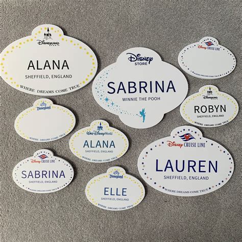 DLP Cast Member Badge Signs Name Tag SVG Disneyworld Cricut - Etsy