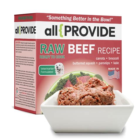 Dog Raw Ready to Cook Beef Recipe – Allprovide