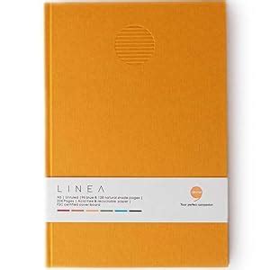 COMMA Linea | A5 size Hard Bound Notebook | 96 Coloured & 128 Natural ...