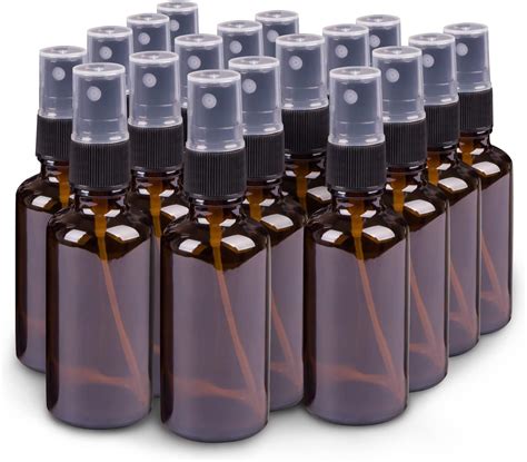 Amazon.com: Small Amber Glass Spray Bottles For Essential Oils, 2oz ...