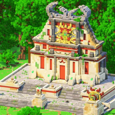 Image result for Building Aztec Temple Minecraft